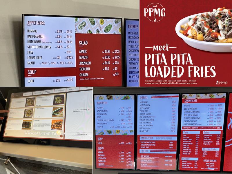 Pita Pita Mediterranean Grill Menu