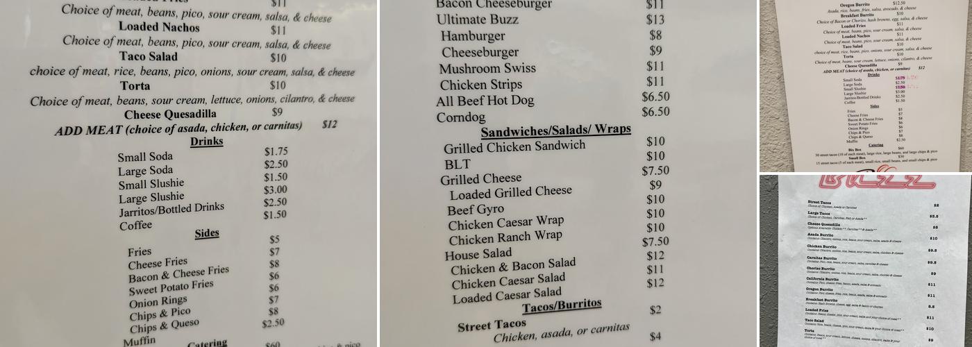 Buzz Menu