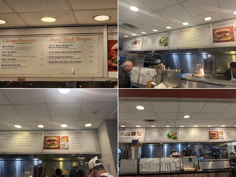 Skybridge Restaurant & Bar Menu