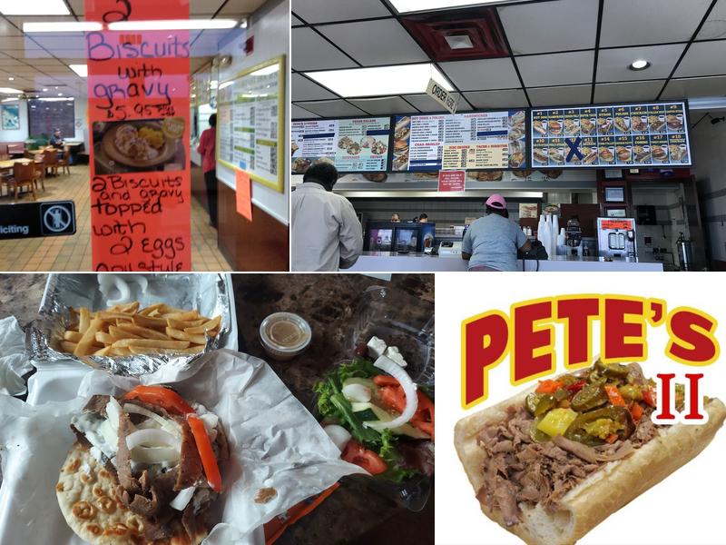 Pete's 2 Red Hots Menu