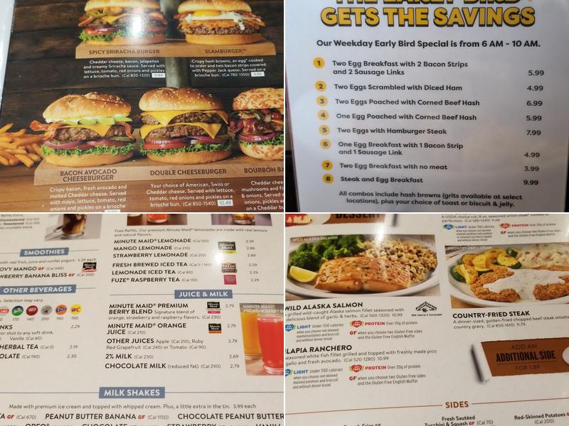 Denny's Menu