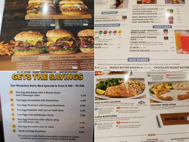 Denny's Menu