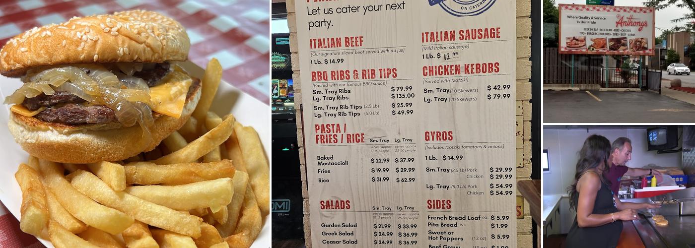AV Anthony's Menu