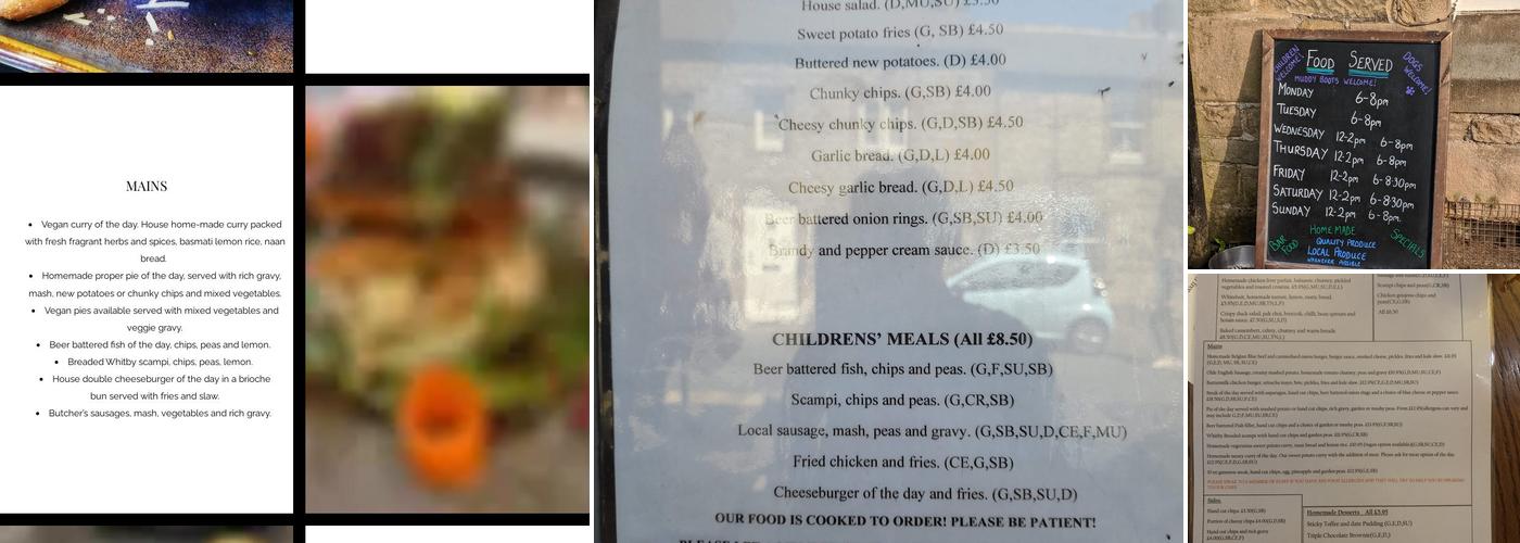 The Bulls Head Hotel Menu