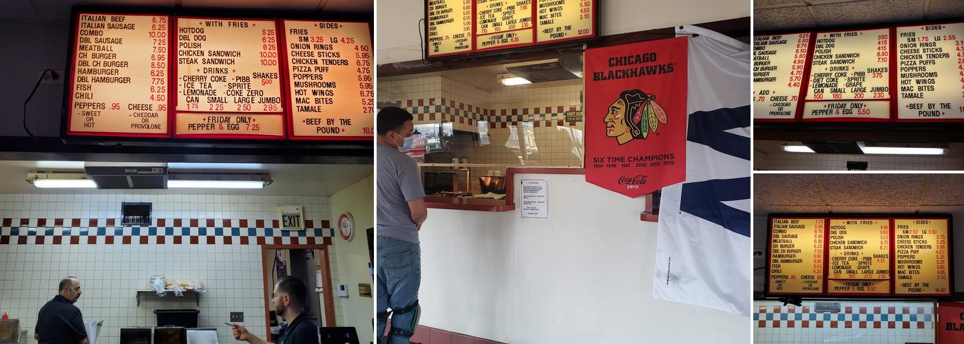 Jay's Beef of Harwood Heights Menu