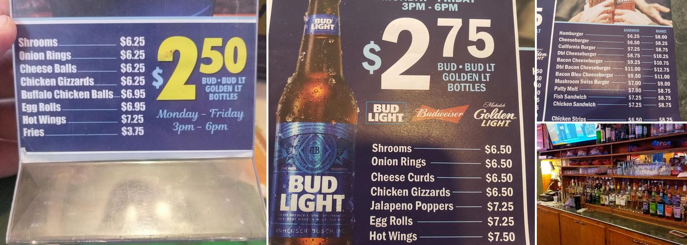 Riverside Inn Menu