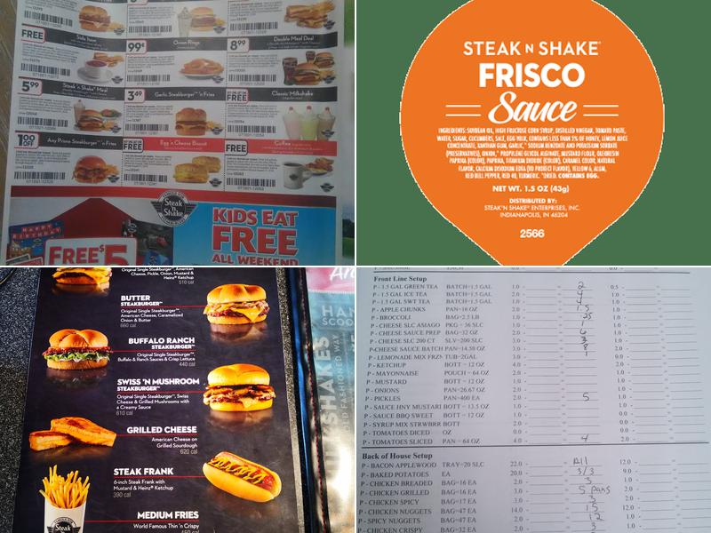 Steak 'n Shake Menu