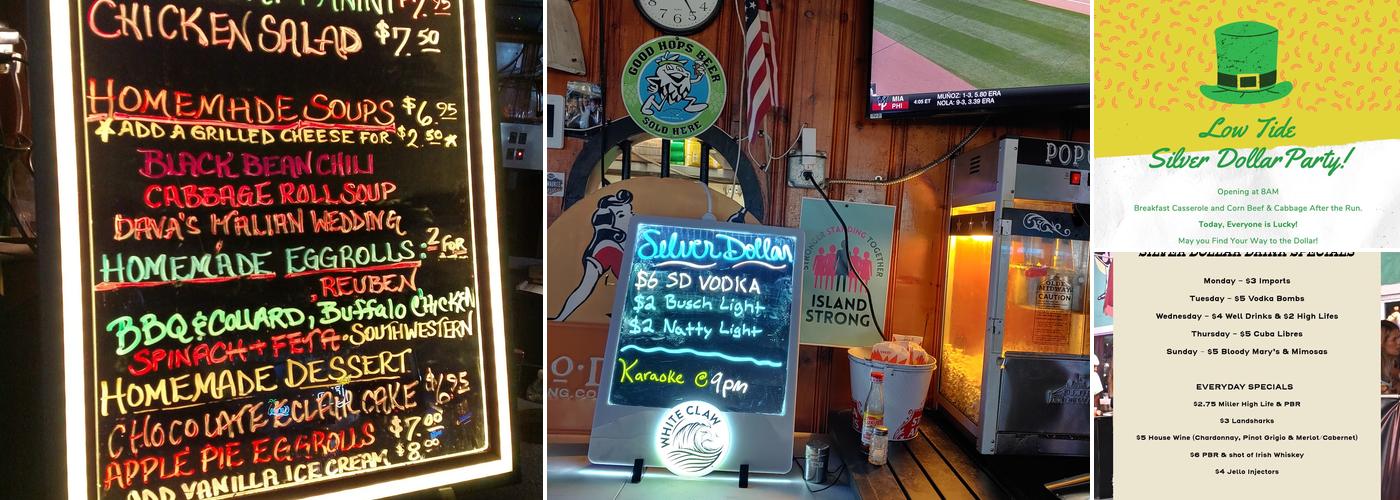 Silver Dollar Menu