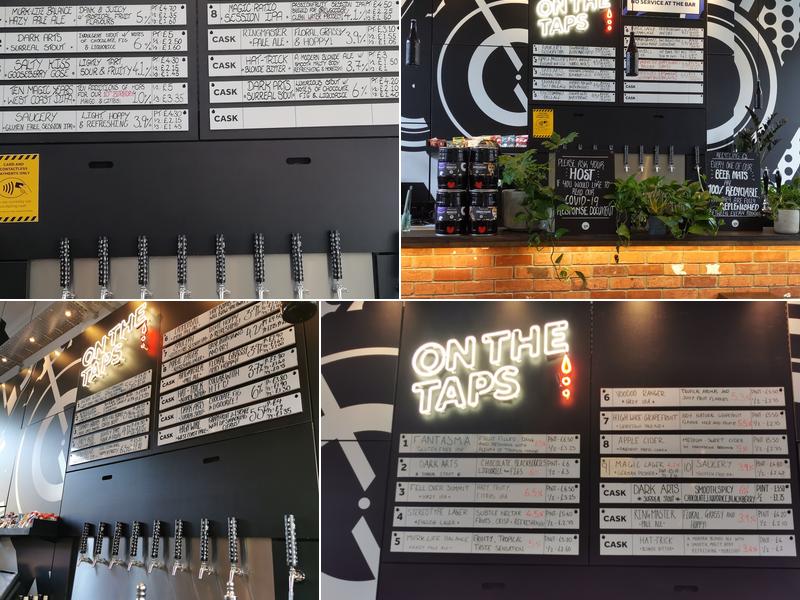 Magic Rock Tap Holmfirth Menu