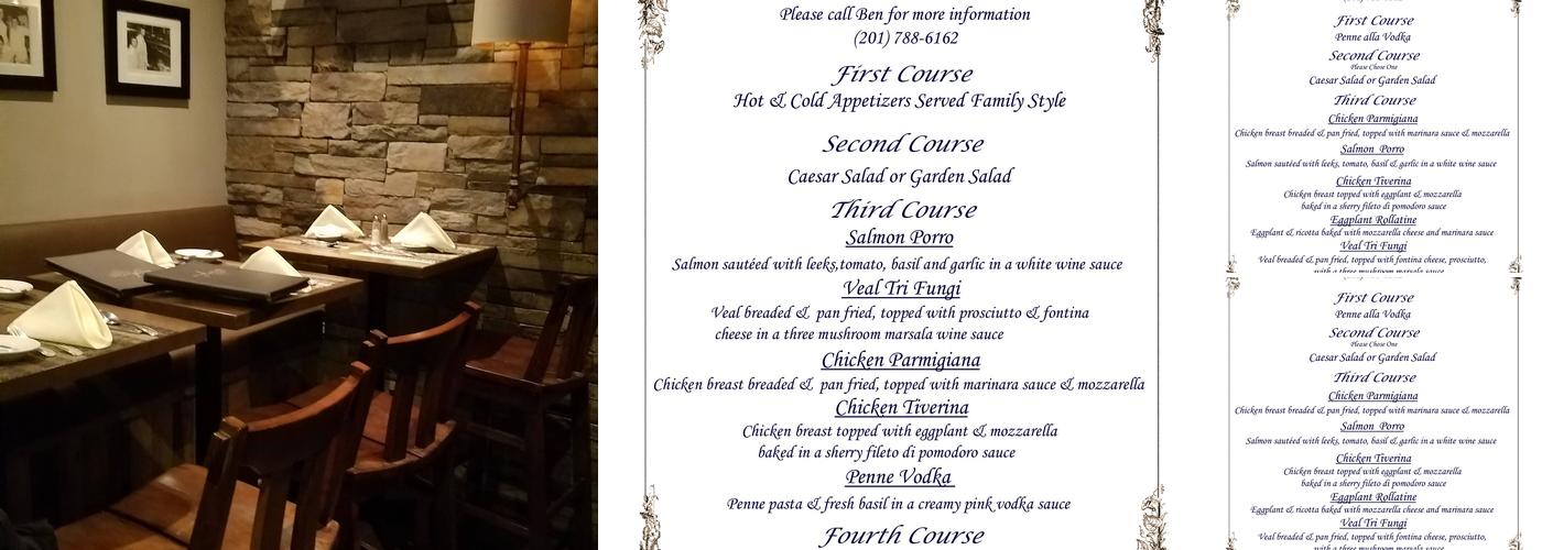 Andrea's Menu