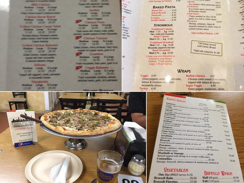 Time Square Pizza Downtown Menu