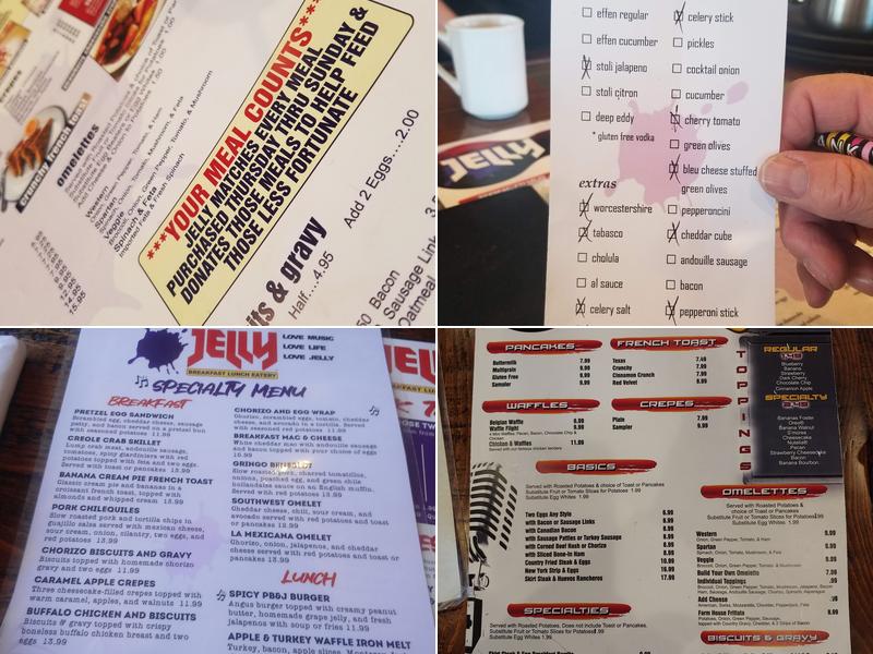 Jelly Pancake House Menu