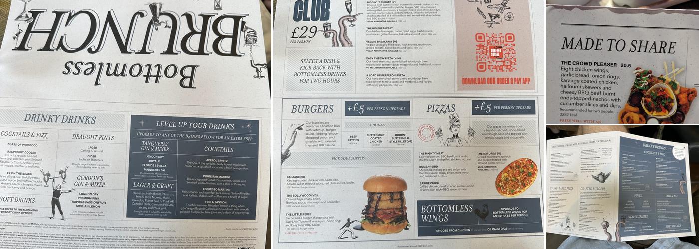 Harrogate Arms Harrogate Menu