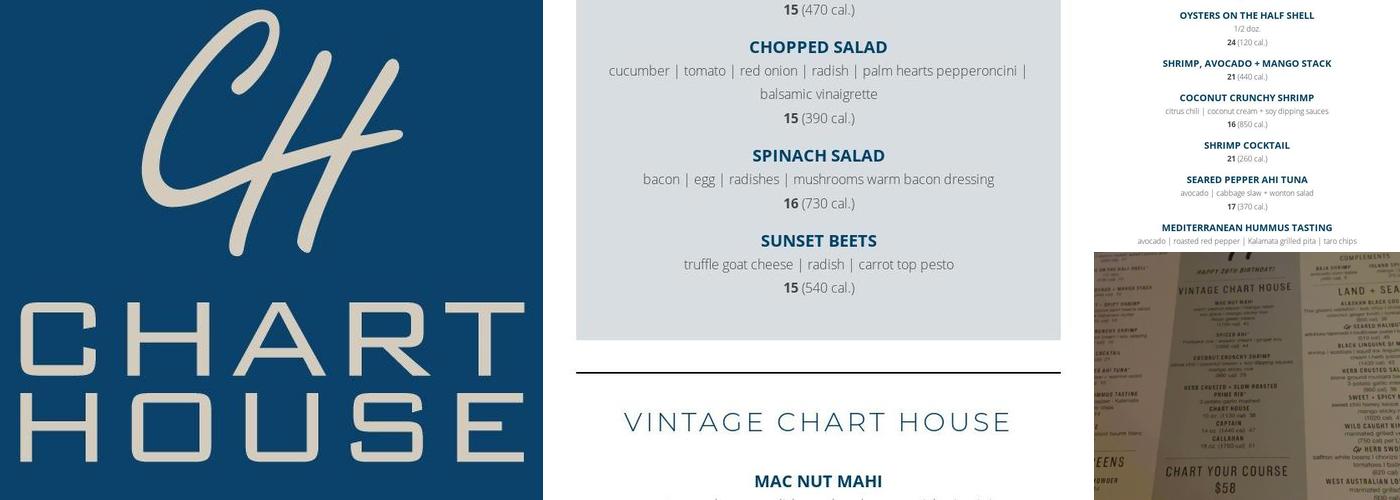 Chart House Menu
