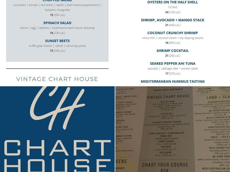 Chart House Menu