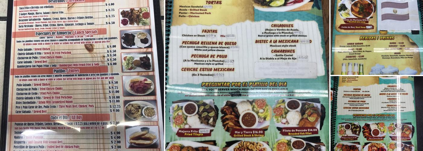 Cuchifrito Restaurant Menu