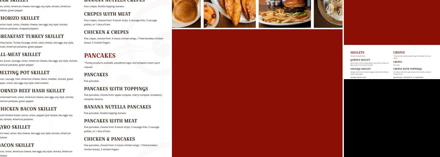 Round the Clock Highland Menu