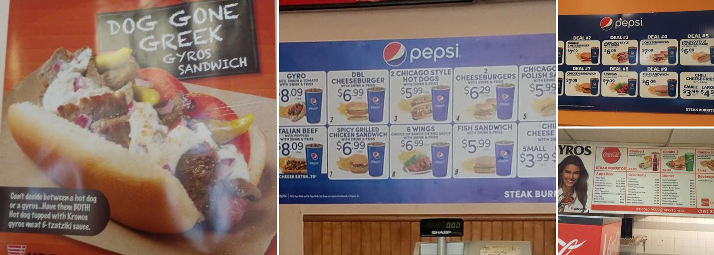 Steak Burrito Menu