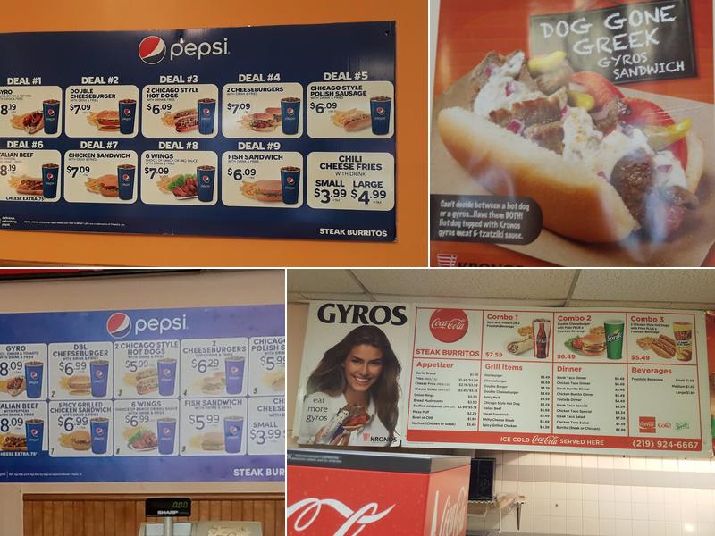 Steak Burrito Menu