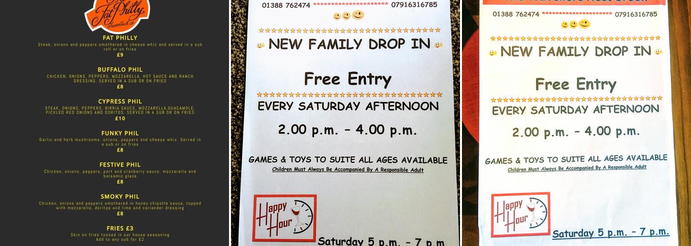 Travellers Rest Menu