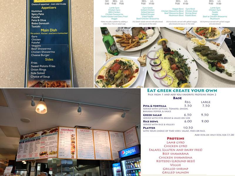 Eat Greek Menu