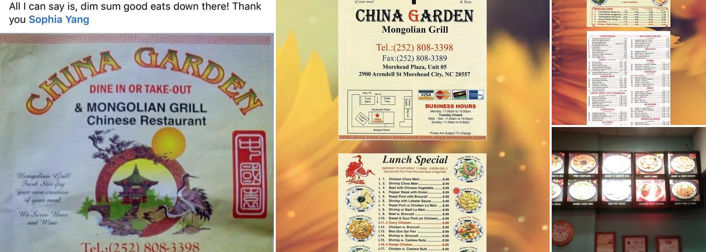 China Garden & Mongolian Grill Menu
