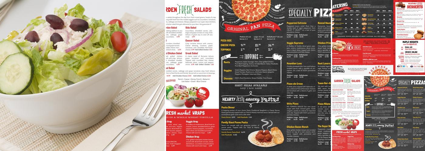 Rascal House Menu