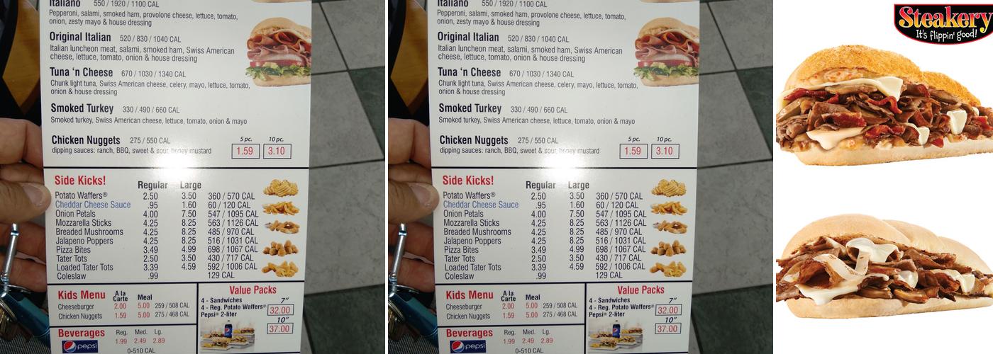 Mr. Hero Menu