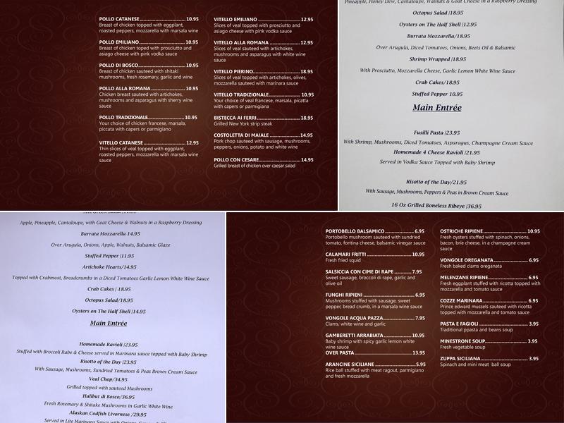 Lassoni Menu