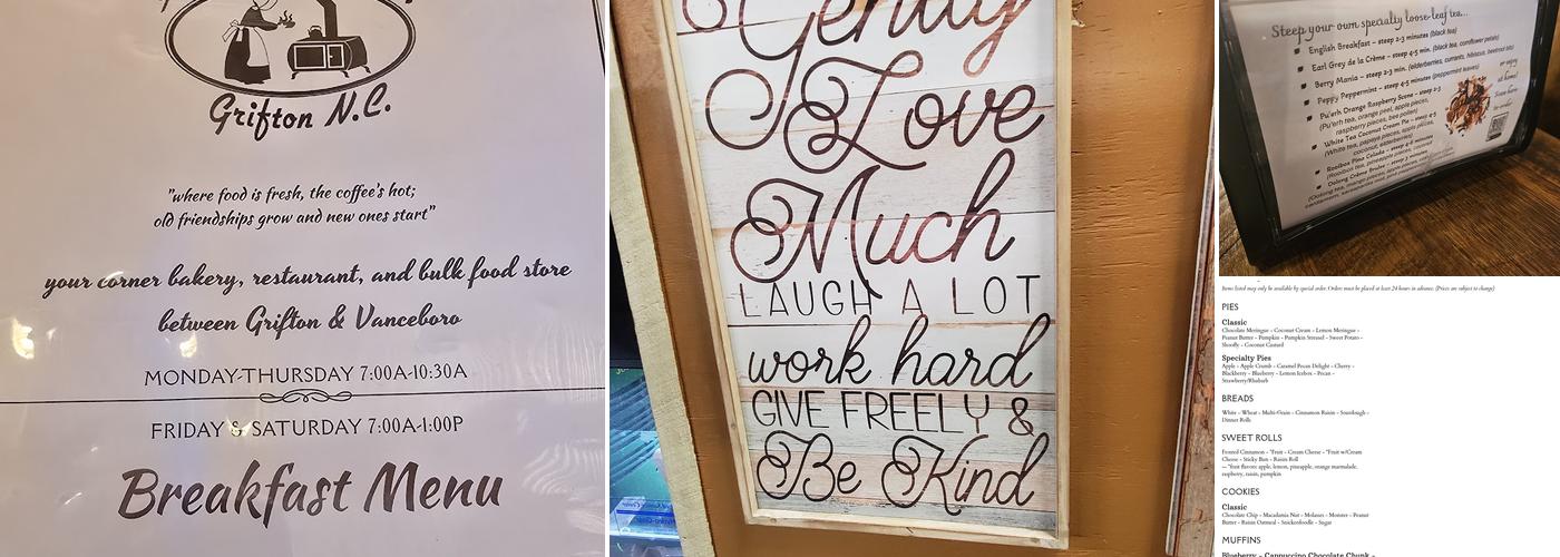 Yoder's Dutch Pantry Menu