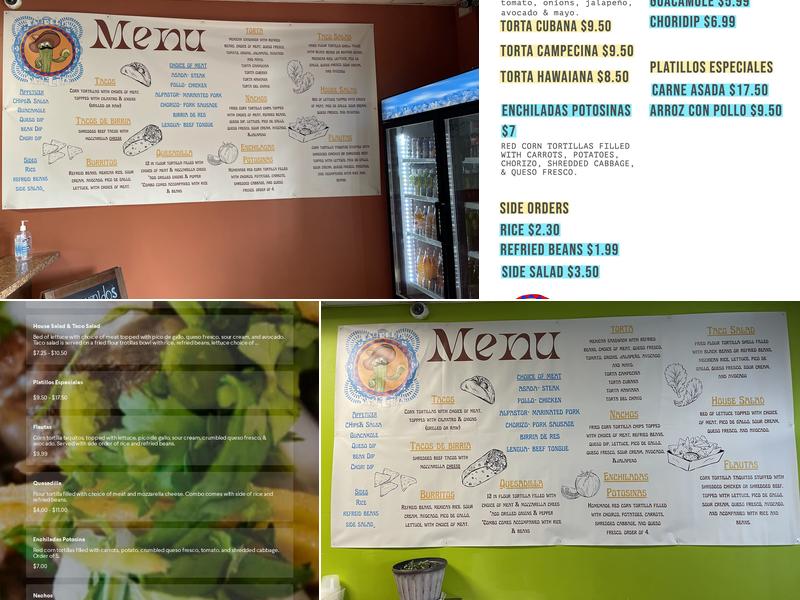 Taqueria San Luis Menu