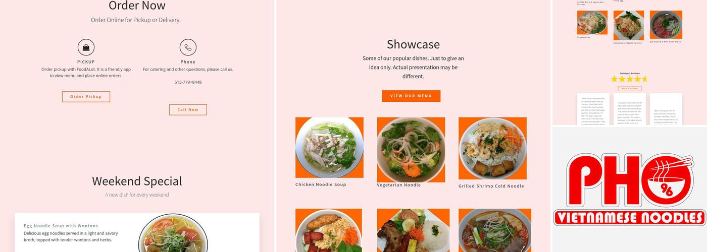 PHO96 Menu