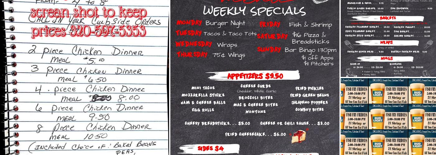 MD's Downtown Bar & Grill Menu