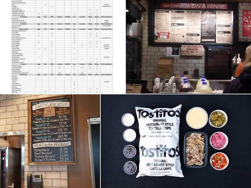 City Barbeque Menu
