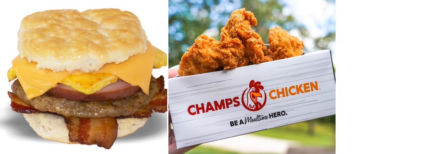 Champs Chicken Menu