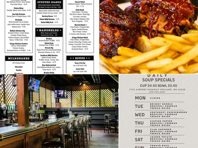 Firepit Grille Menu