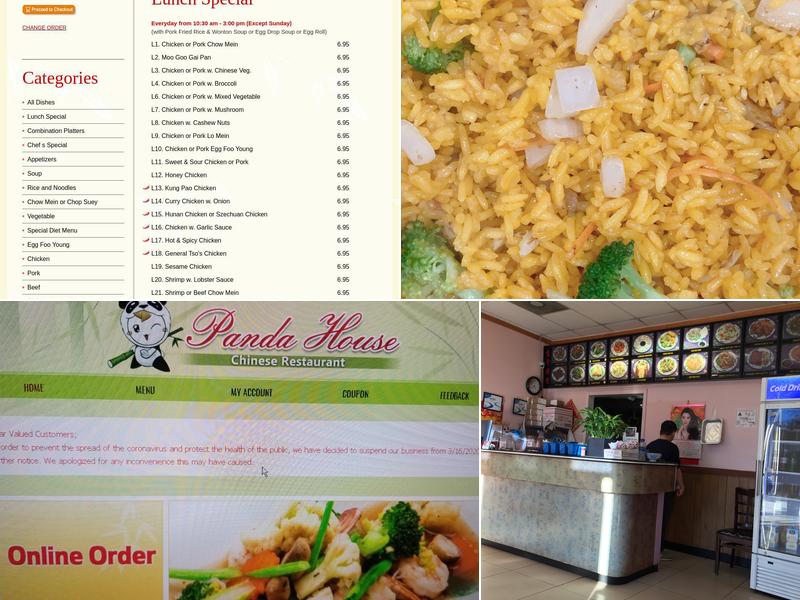 Panda House Menu