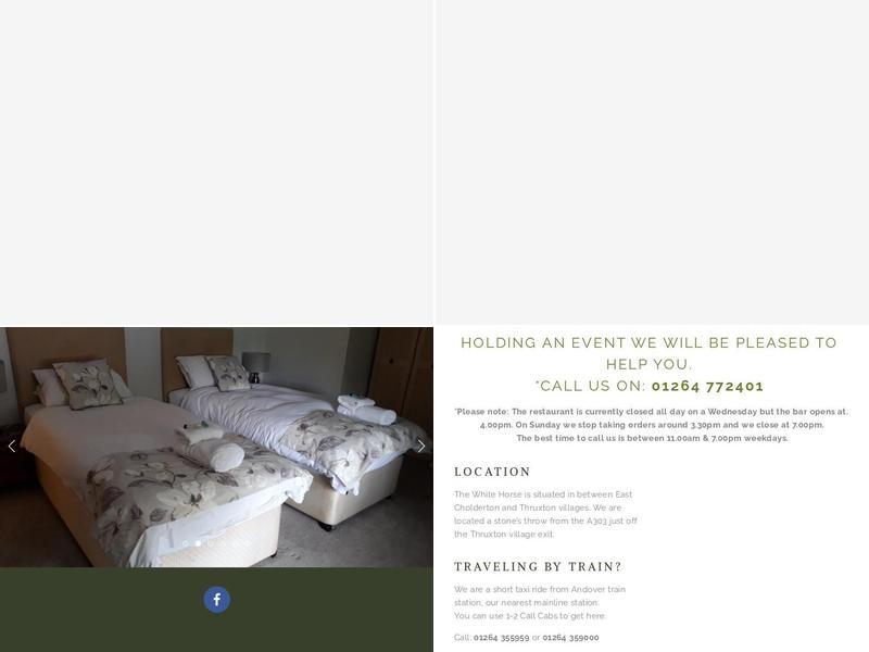 The White Horse Inn Menu