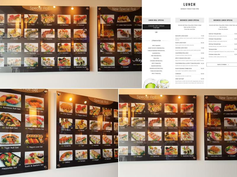 Maguro Sushi House Menu