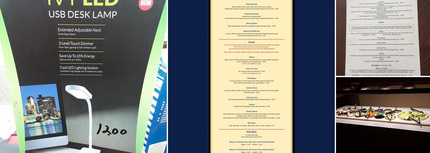 Davison's Steaks Menu