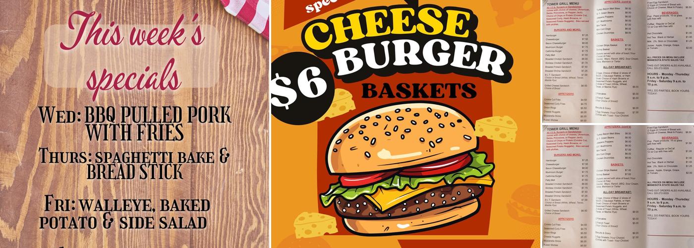 Tower Bar & Lounge Menu