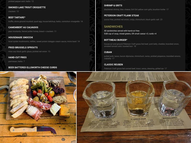 The Sample Room Menu