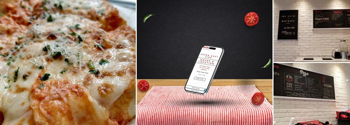 Marinara Pizza Menu