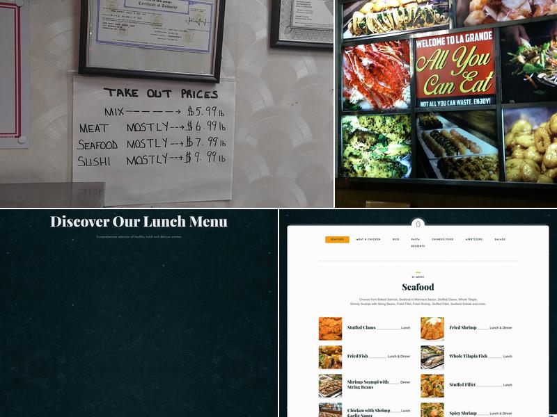 Boulevard Buffet Menu