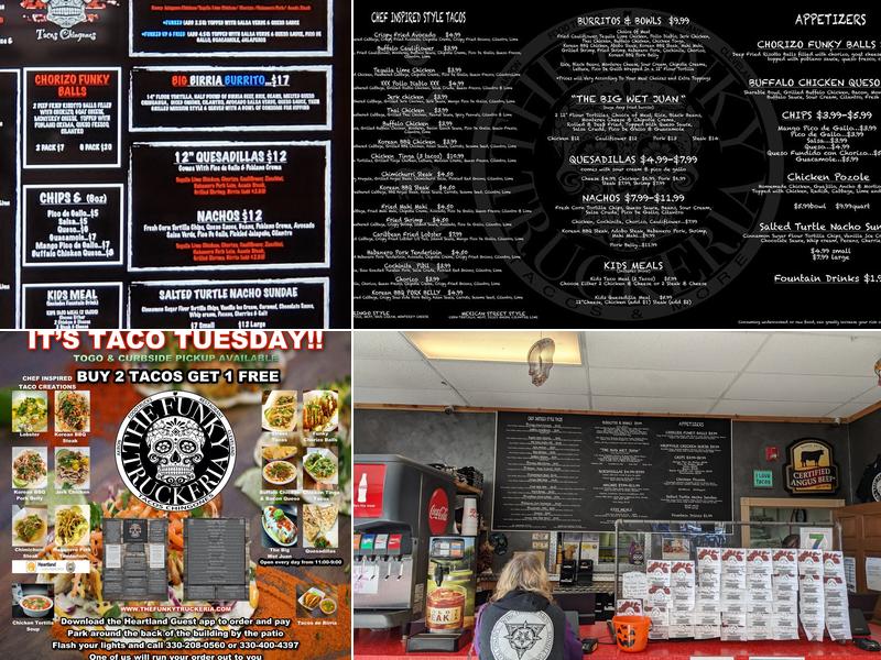 The Funky Truckeria Menu