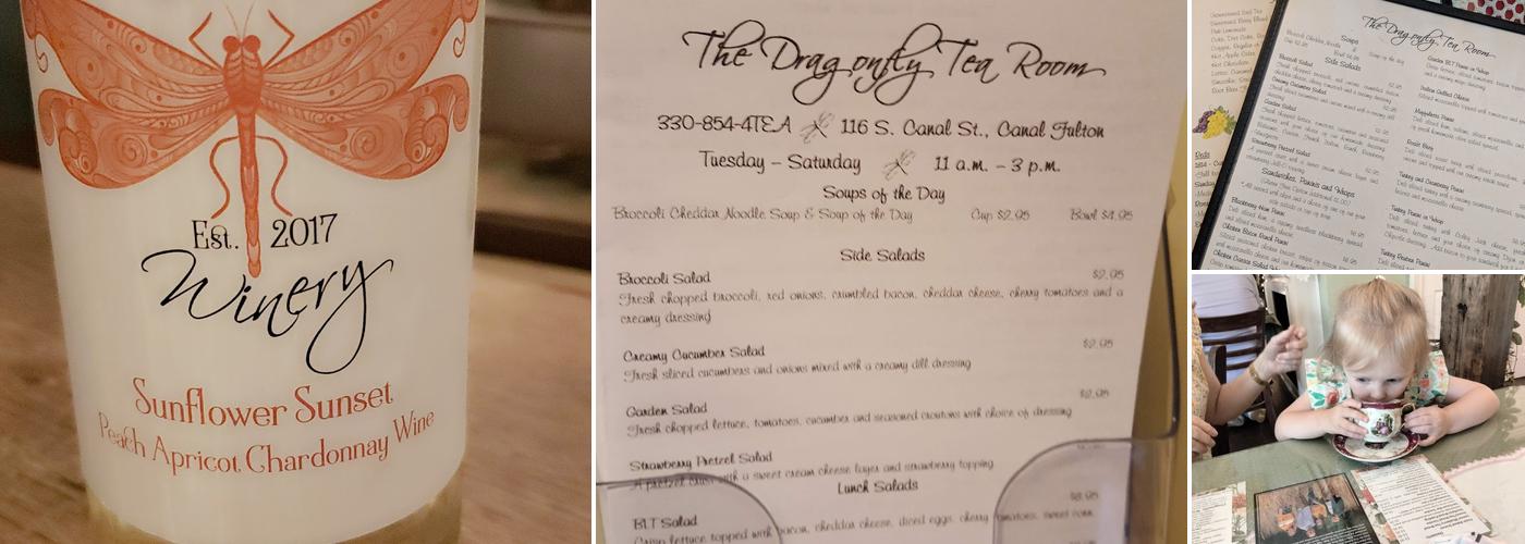 Dragonfly Tea Room & Gift Shop Menu