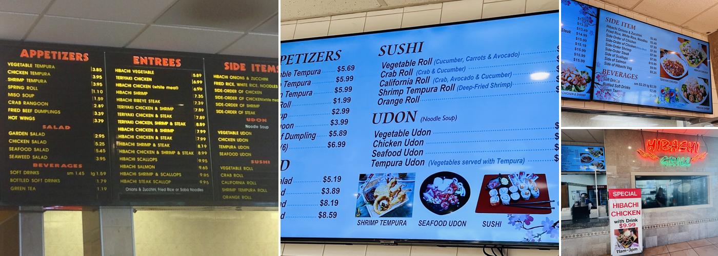 New Japan Menu