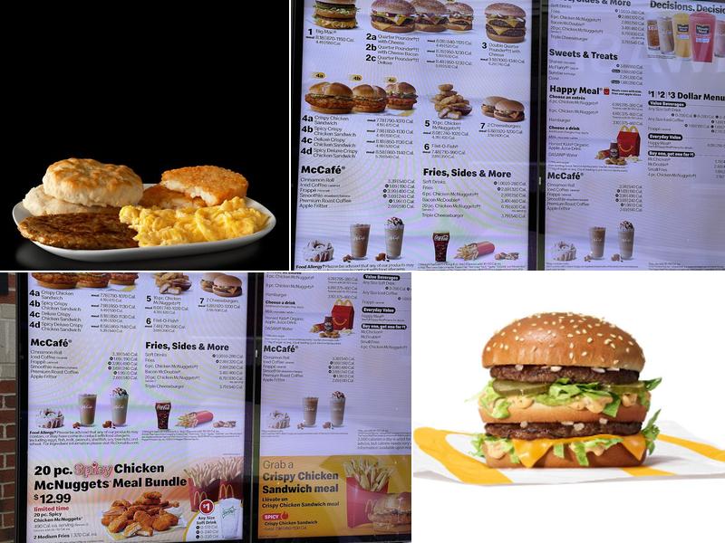 McDonald's Menu