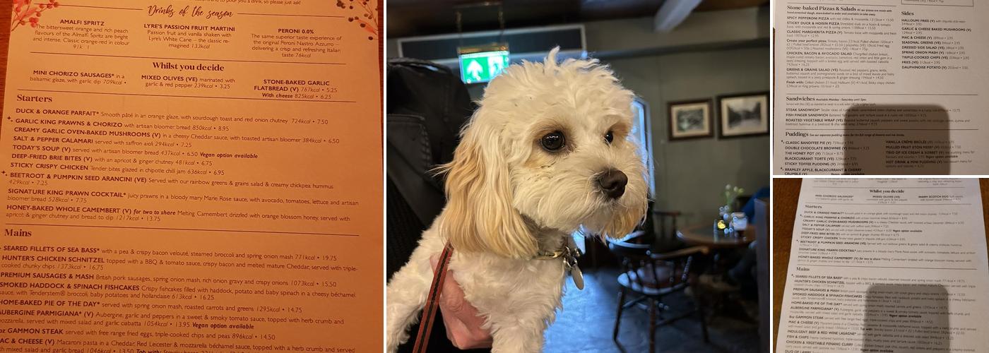 The Hare And Hounds Menu