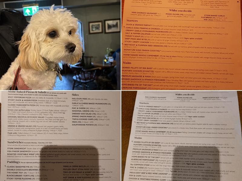 The Hare And Hounds Menu